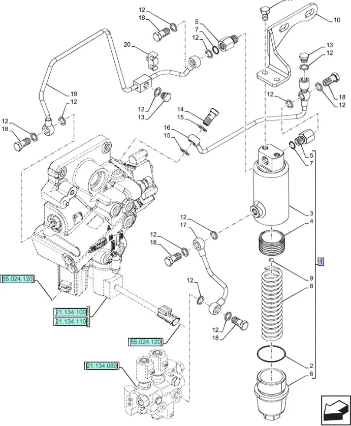 87622906 - гидроаккумулятор