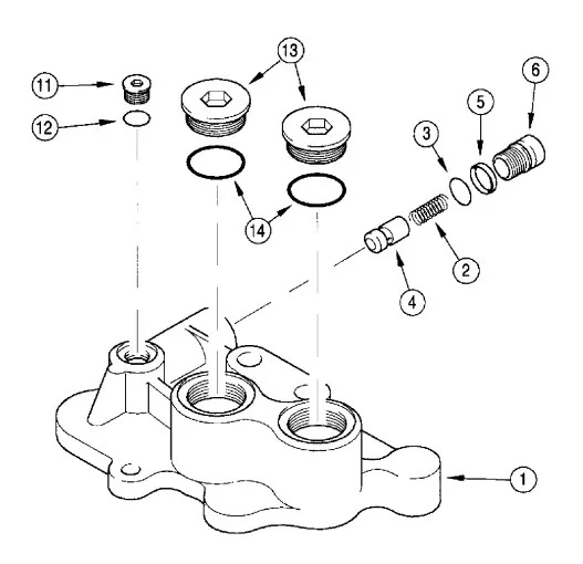 1542563C1 - Клапан секции гидрораспр. T8./Mg.